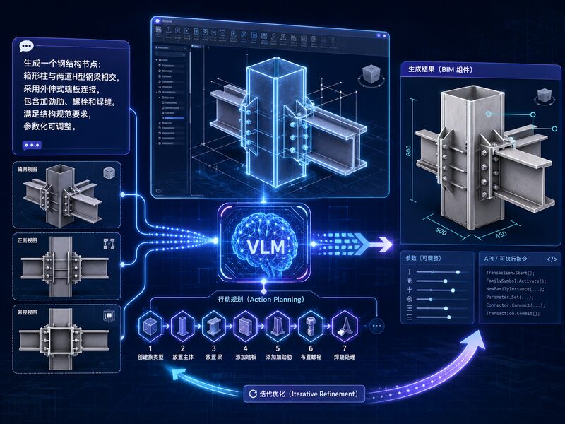 面向构件BIM模型迭代生成的视觉语言模型BIMVLM